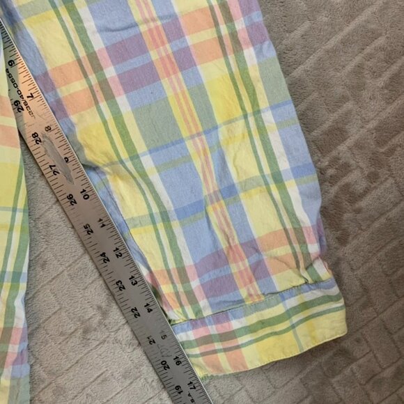 Blair Womens 2XL Dress Shirt Colorful Pastel Button Up Long Sleeve Collared - Picture 10 of 16